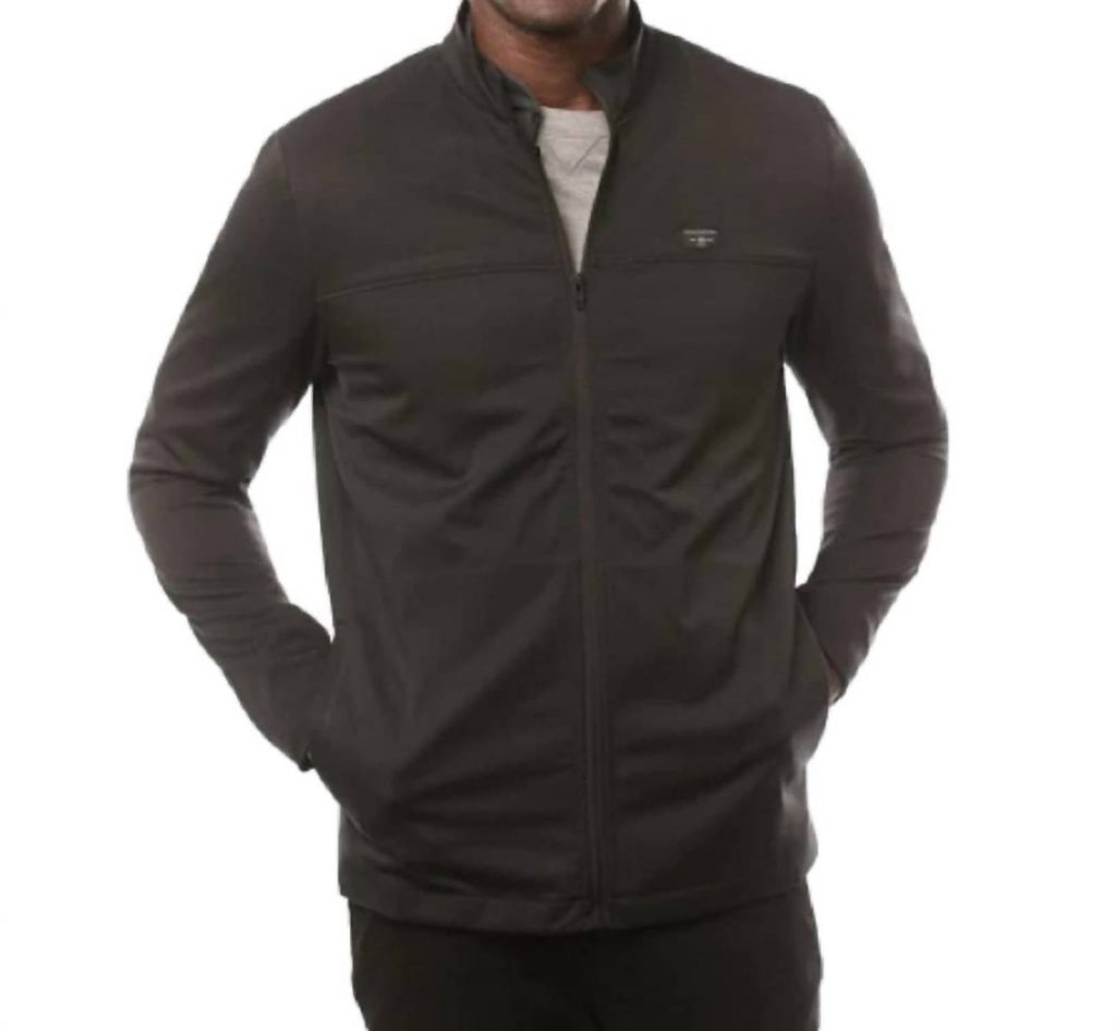 Raditude Full Zip Golf Jacket In Black