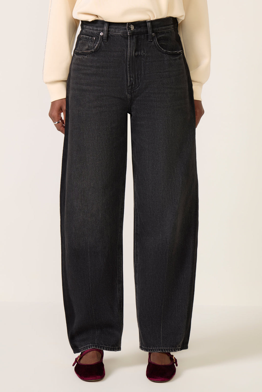 Women's Wes Barrel w Tux Stripe Jean
