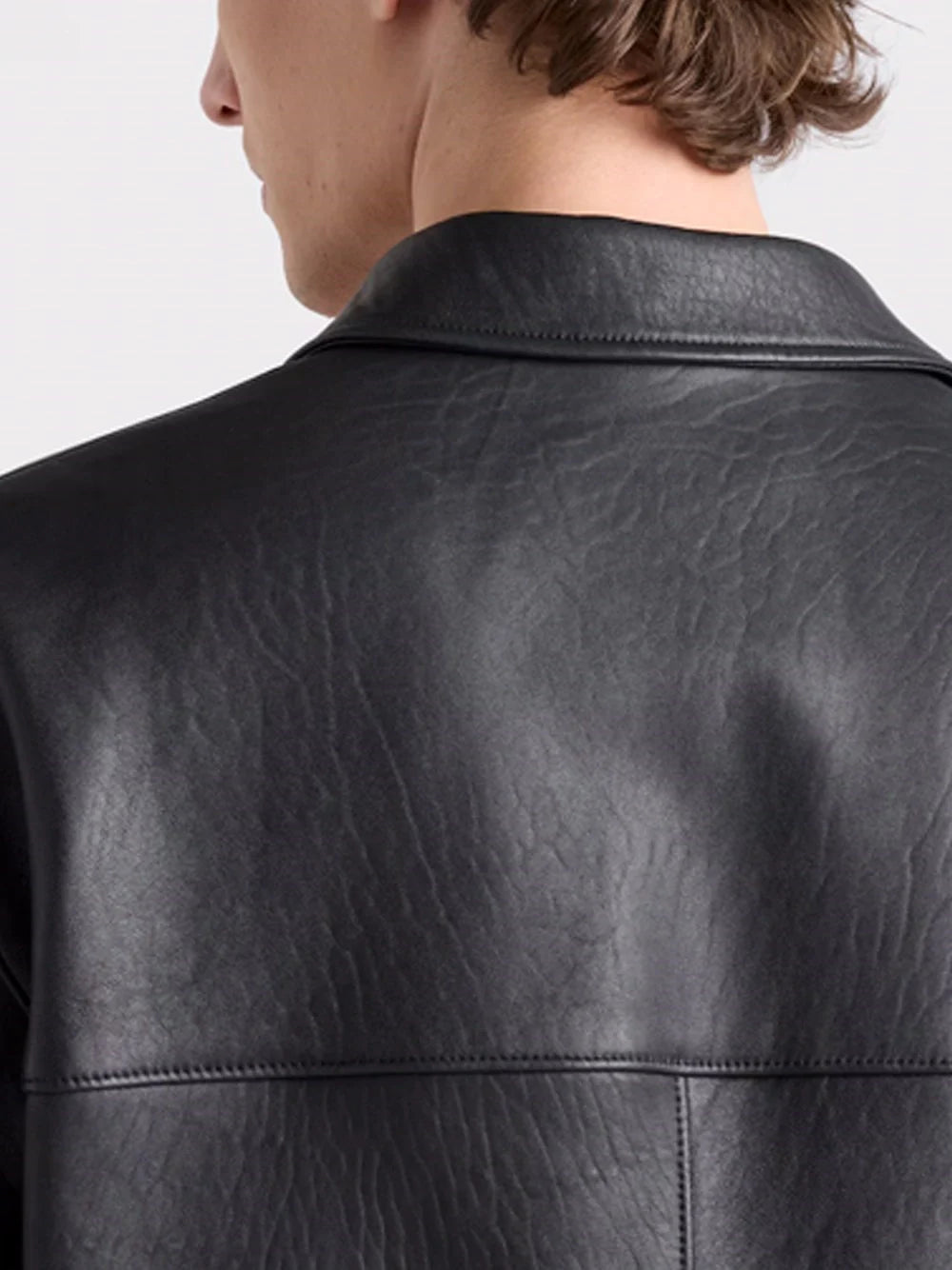 Prada Men Leather Jacket