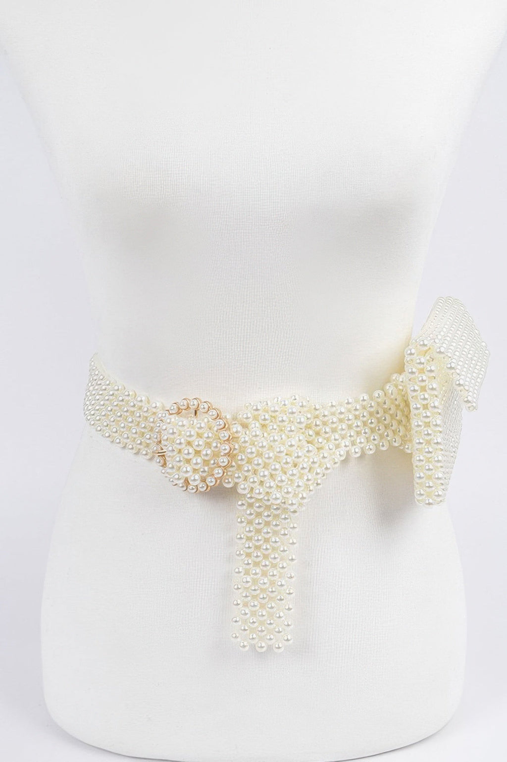 Handmade Faux Pearl Belt Bag