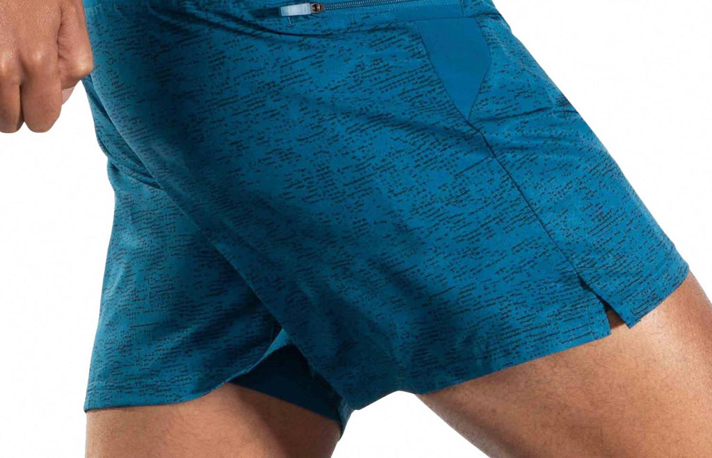 Sherpa 7" 2-In-1 Shorts In Dark Ocean Terrain Print