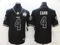 Men's Las Vegas Raiders Derek Carr #4 Black Alternate Player Jersey1