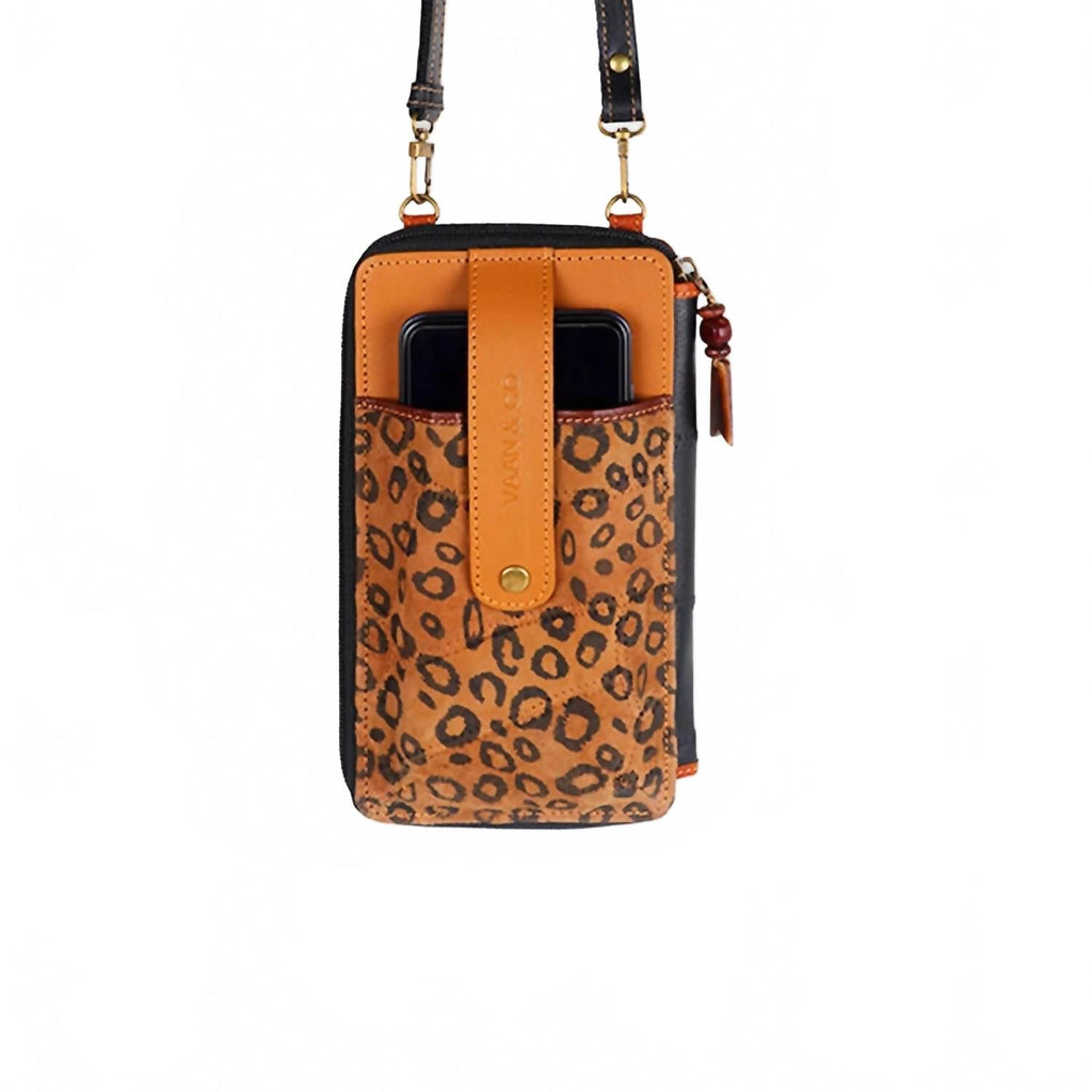 Women's Prism Cheetah Cellphone Crossbody Wallet In Multi