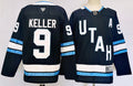 Men's Phoenix Coyotes Clayton Keller #9 Black Game jersey