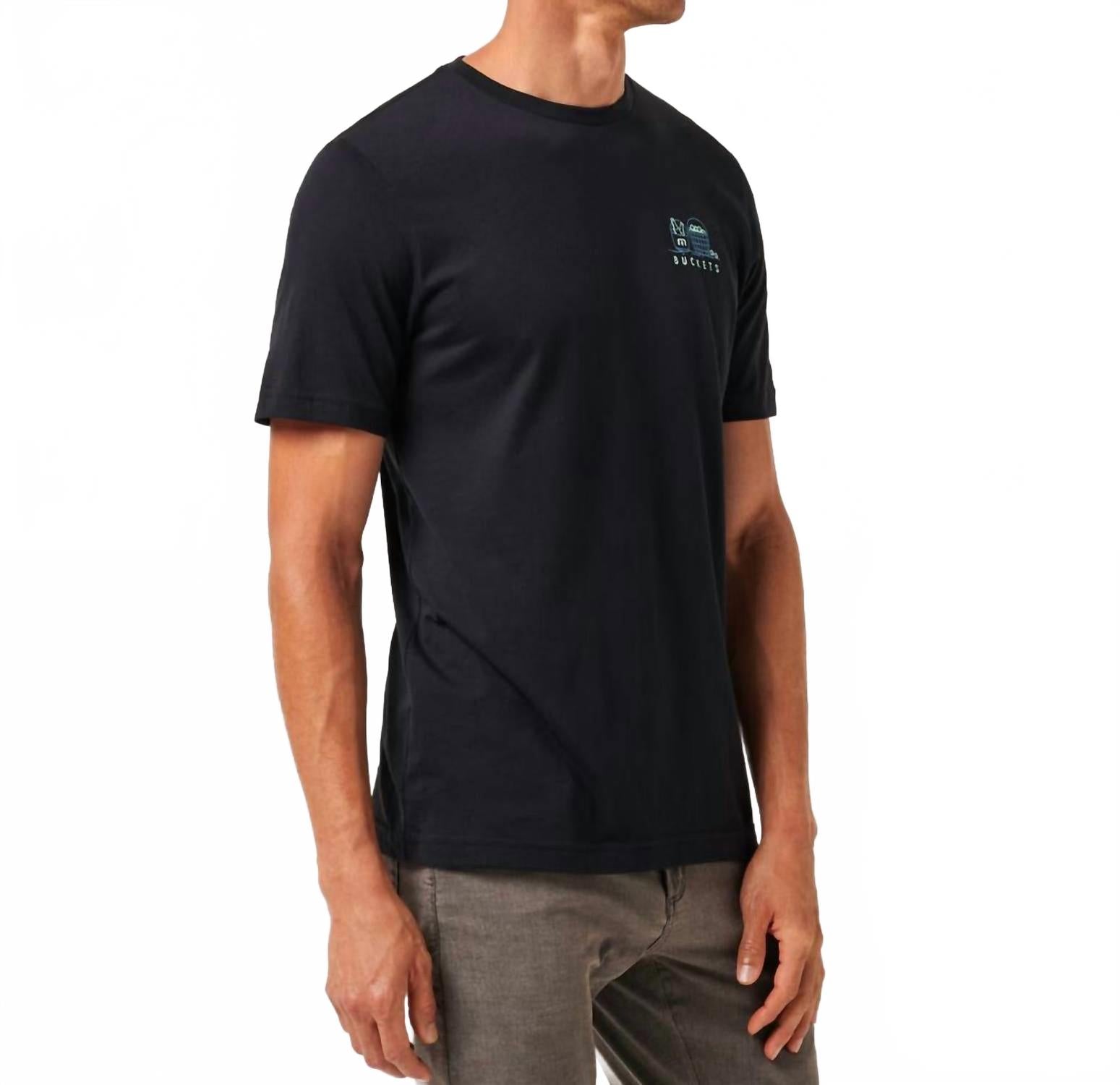 Lost Buckets Short Sleeve Tee In Black