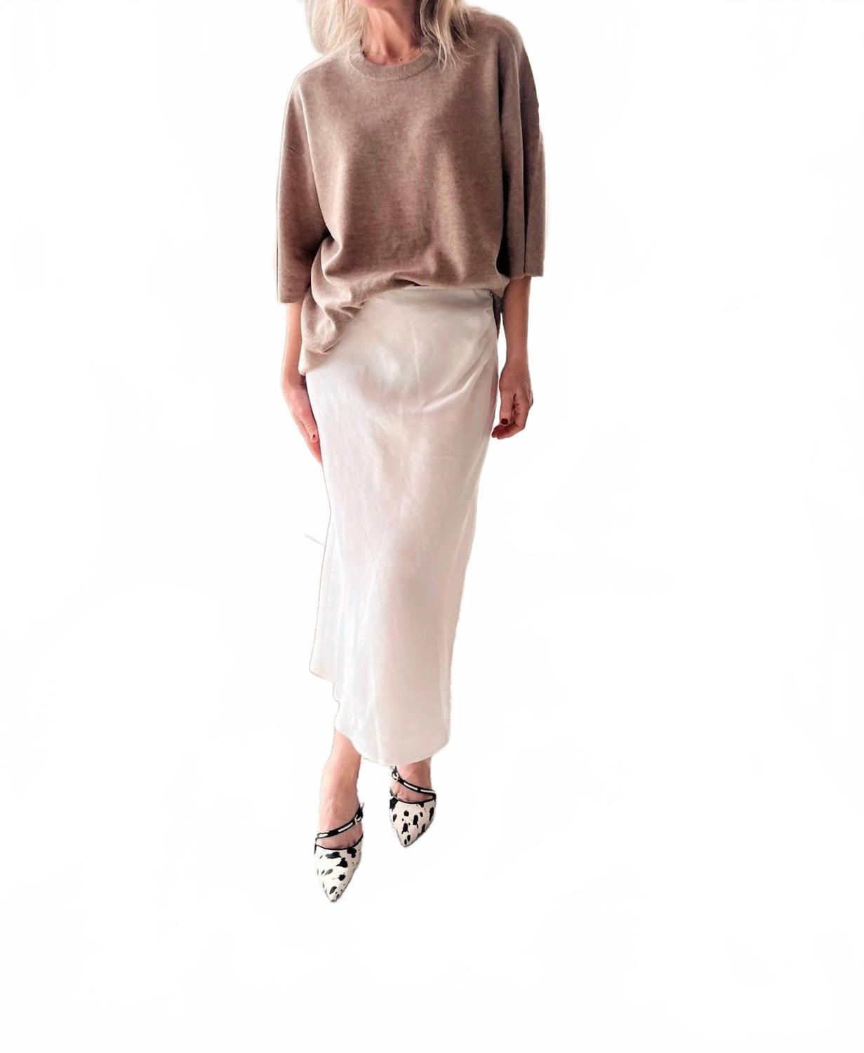 Como Oversized Tee In Truffle