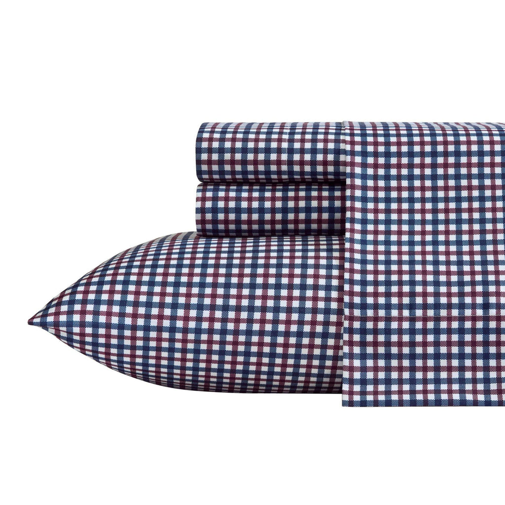 Nautica Heritage Plaid Blue Queen Sheet Set