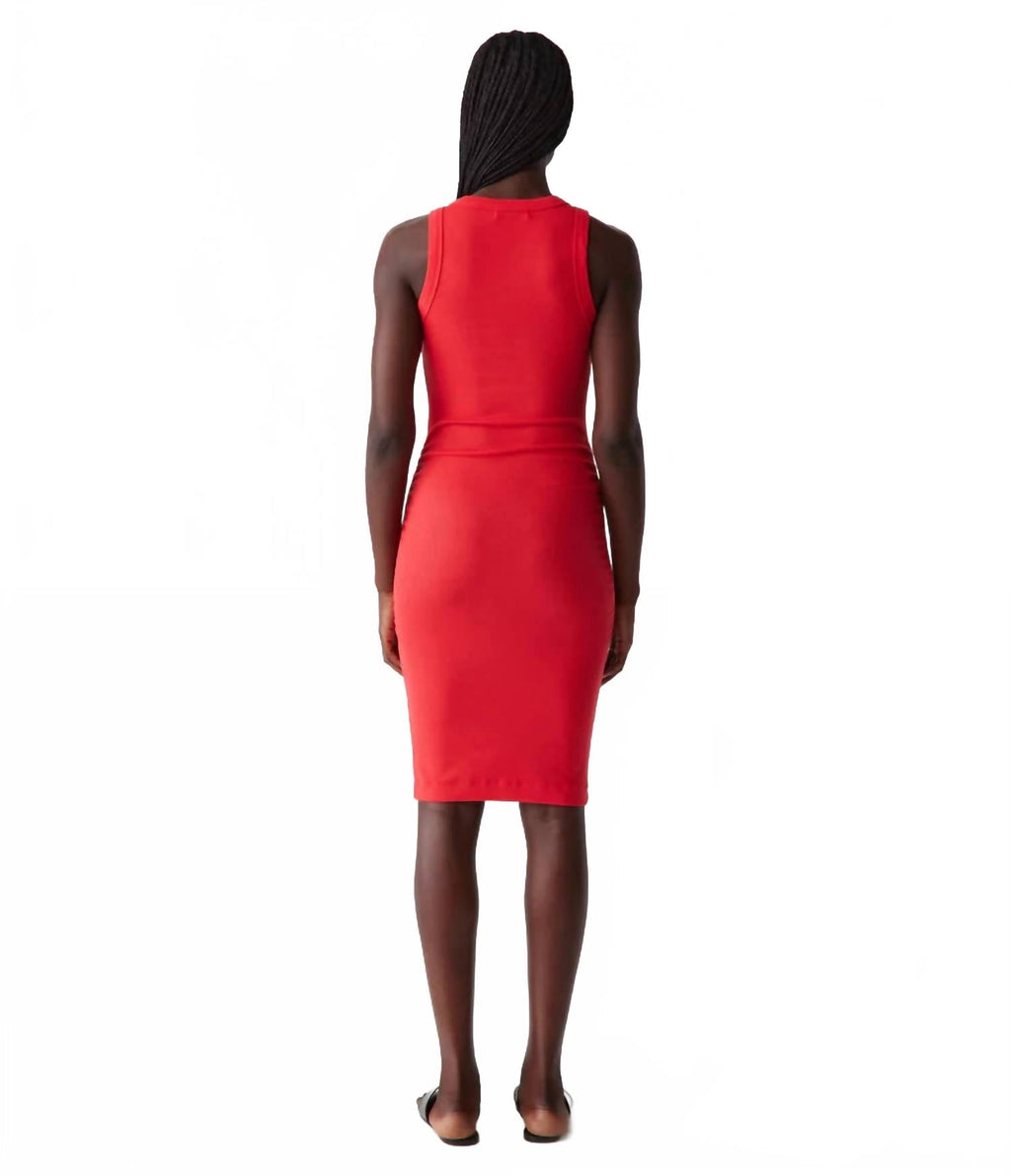 Demi Ribbed Dress In Crescent