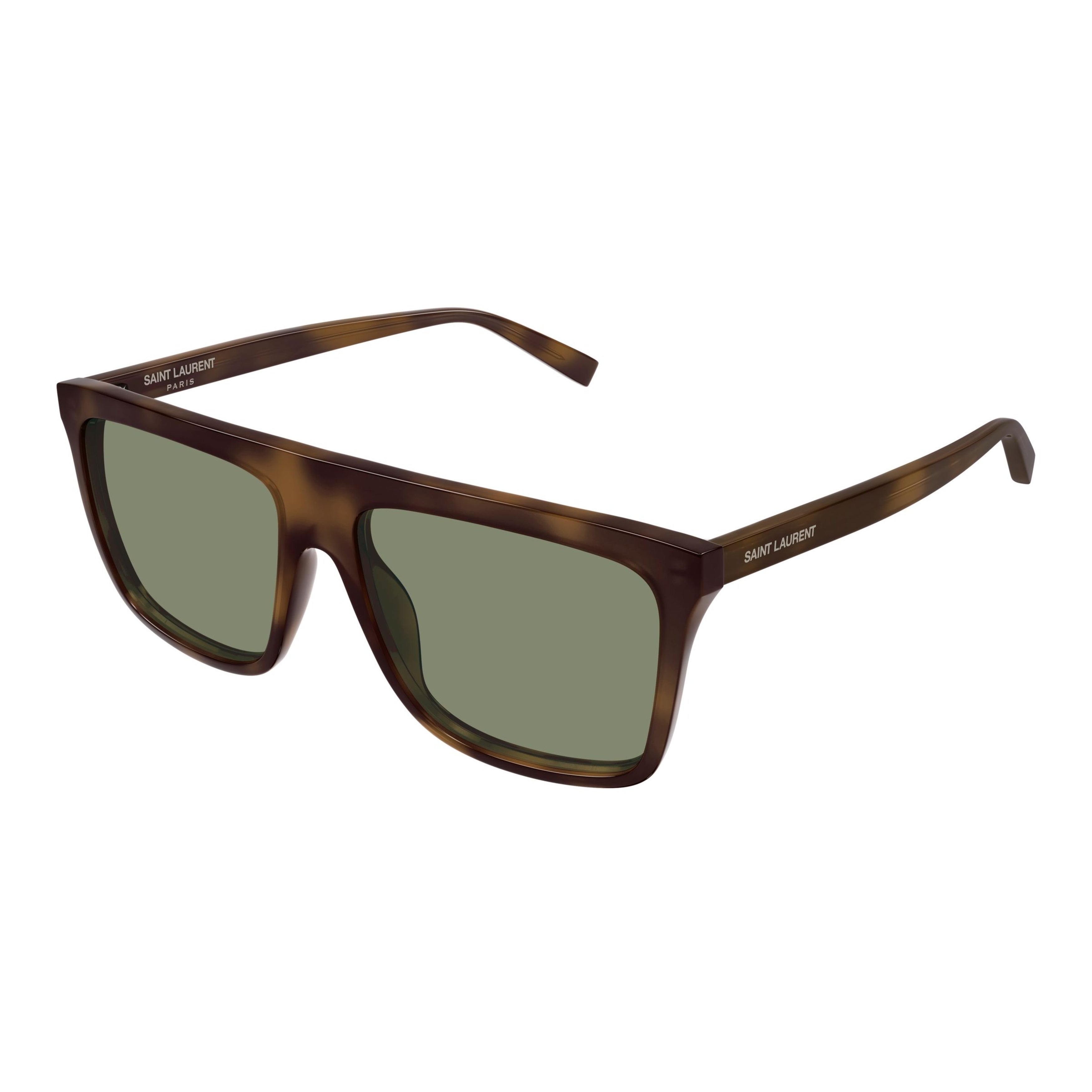 Bold Rectangular Tortoiseshell Sunglasses