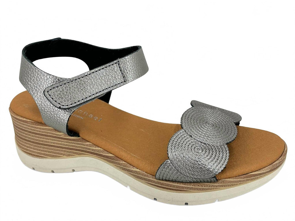 Women's Honey Platform Sandal In Pewter