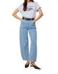 Gigi Barrel Jeans In Country Blue