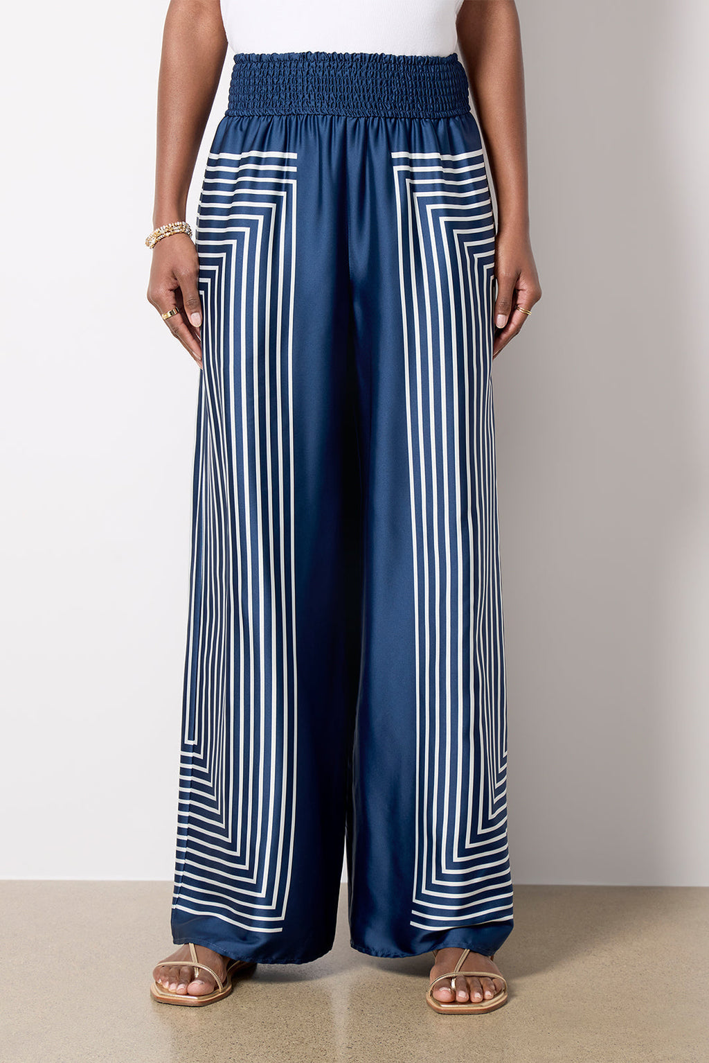 Women's Geo Satin Pants