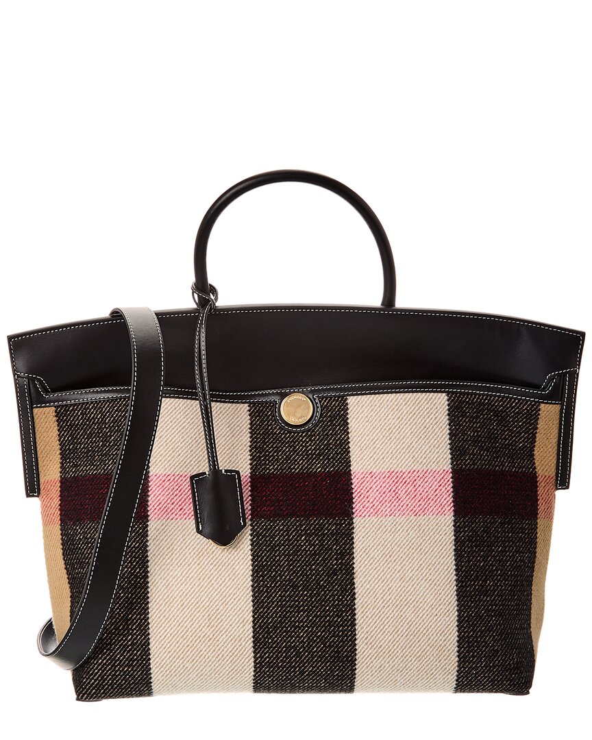 Burberry Society Vintage Check Tote (Authentic Pre-Loved)
