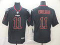 Men's New England Patriots Julian Edelman #11 Black Game Jersey1