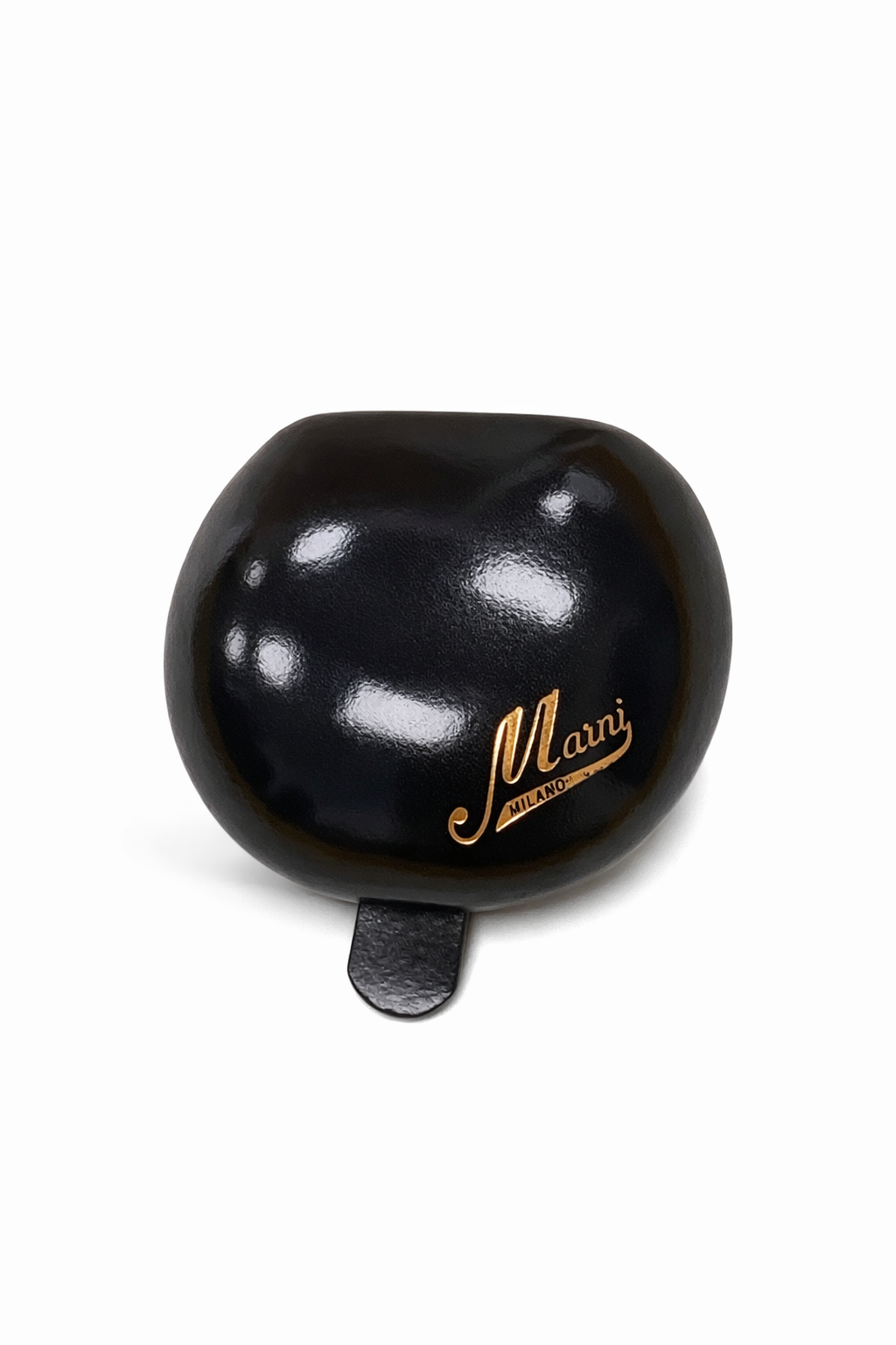 Marni Small Leather Coin Pouch - Black