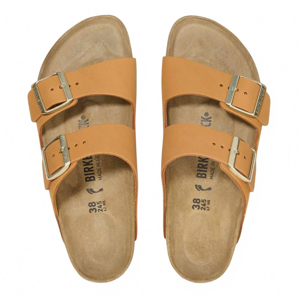 Women's Arizona Leather Sandals In Burnt Orange