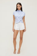 Ella Layered Satin Blouse
