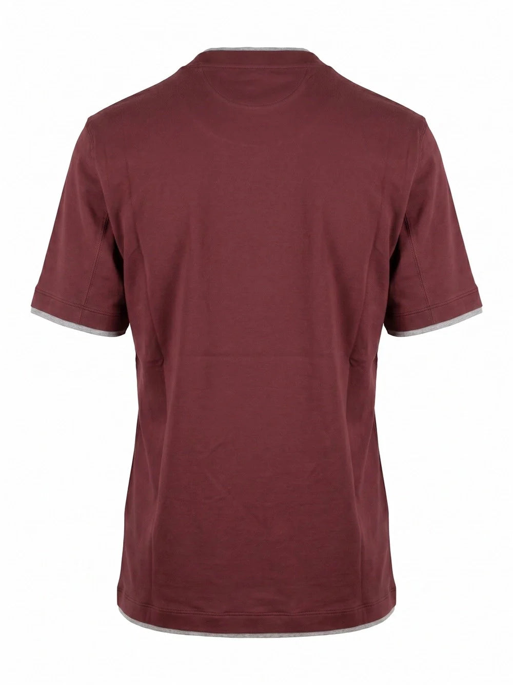 Brunello Cucinelli Men T-Shirt With Faux-Layering