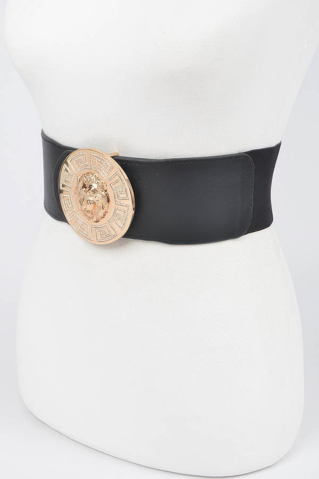 Lion Buckle Elastic Belt