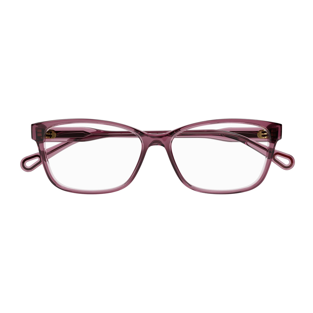 Ch0116O Translucent Deep Plum Cat-Eye Sunglasses