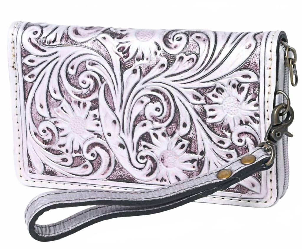 Women's Organizer Wallet In Silver