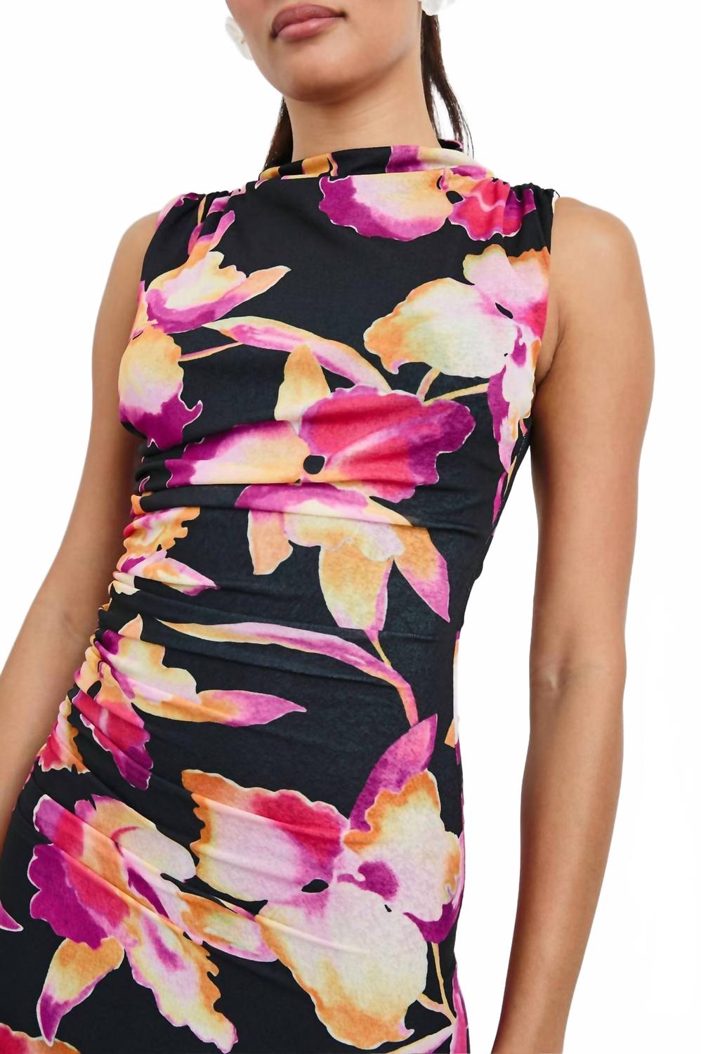 Cosmos Maxi Dress In Dusk Orchid