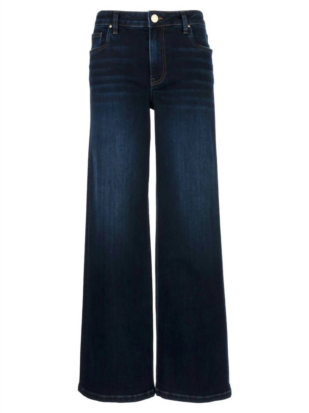 Women's High Rise Wide Leg Jeans In Blue