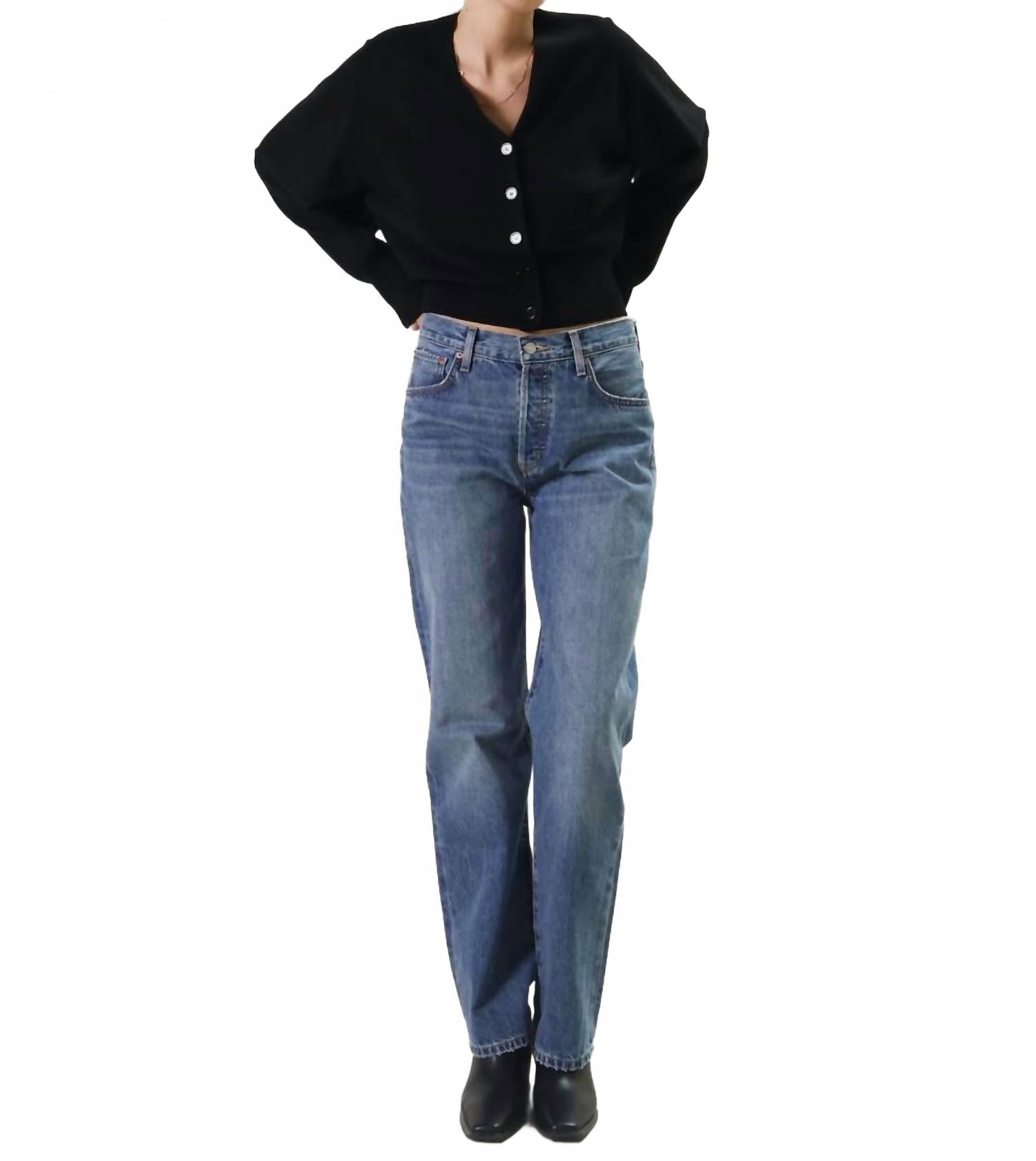Altin Straight Loose Fit Jeans In Blue