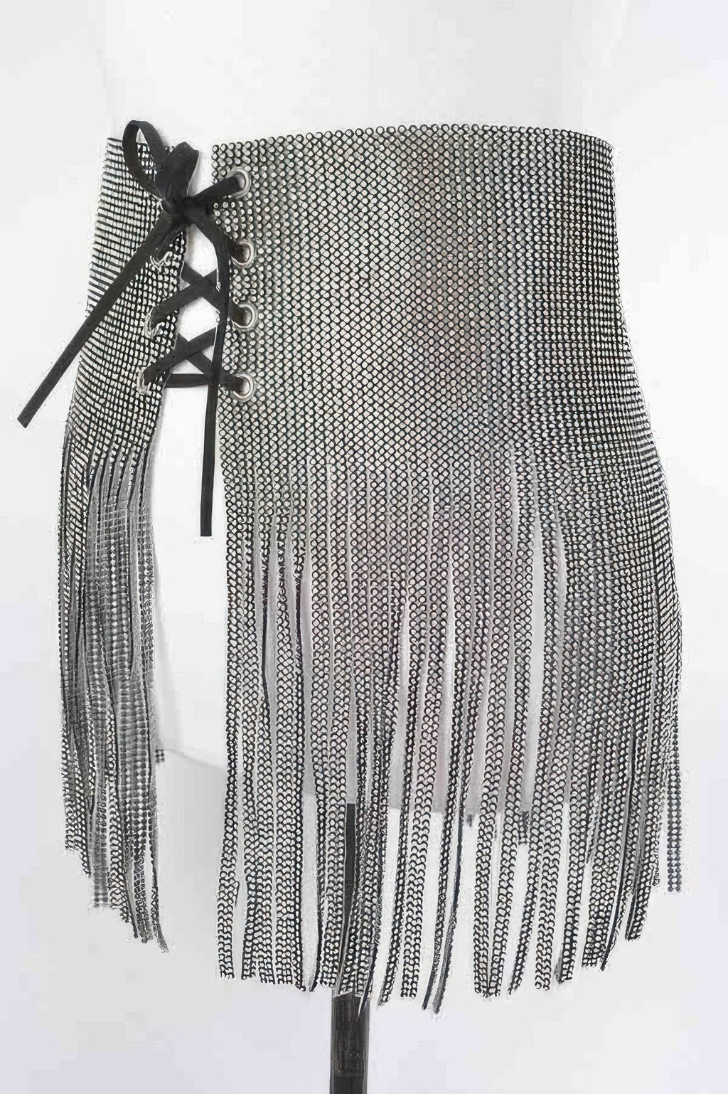 Rhinestone Fringe Belt