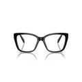 0Sk2008 Oversized Square Frame Eyeglasses with Crystal Embellishments