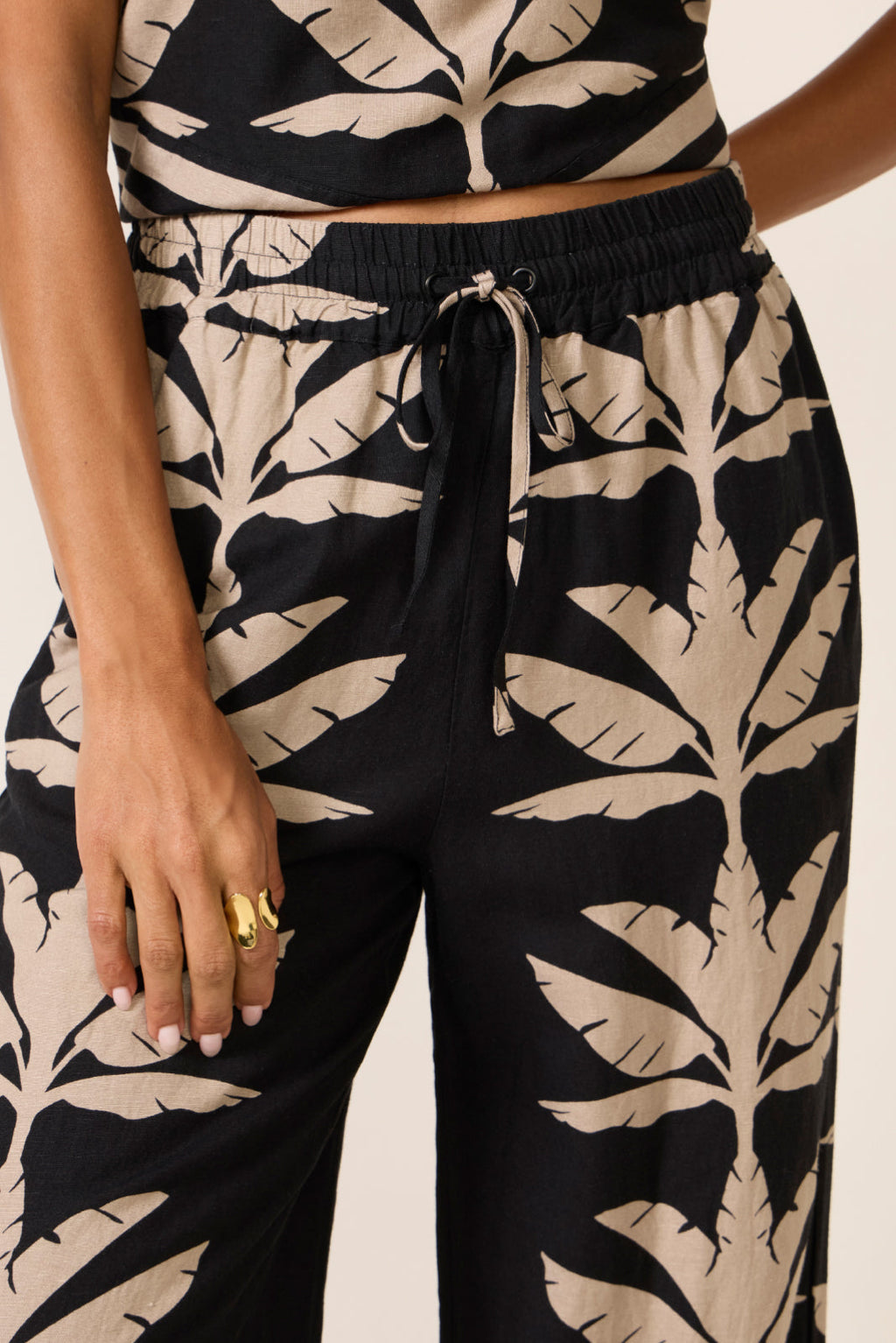Women's Dani Wide Leg Linen Pants