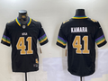 Men's New Orleans Saints Alvin Kamara #41 Black Team Player Jersey1