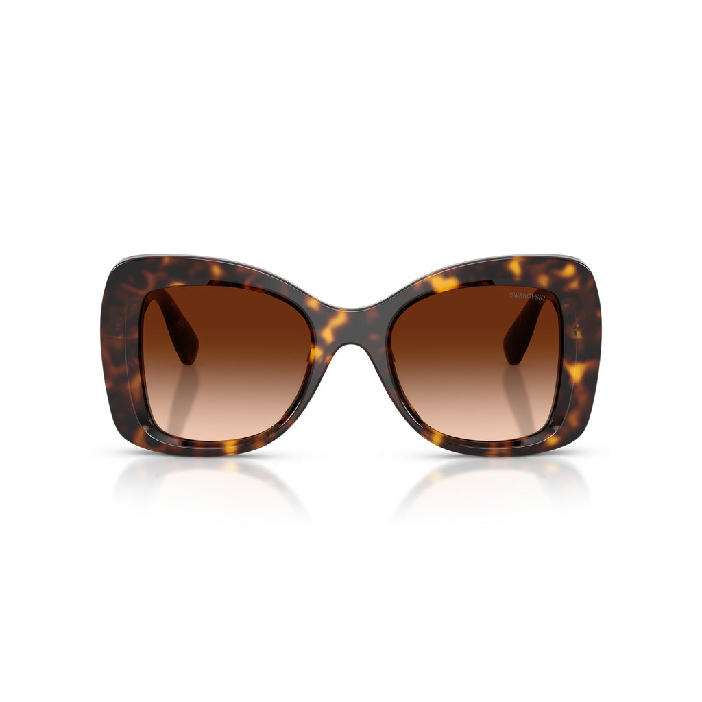 0Sk6062U Bold Oversized Square Sunglasses with Tortoiseshell Acetate Frame