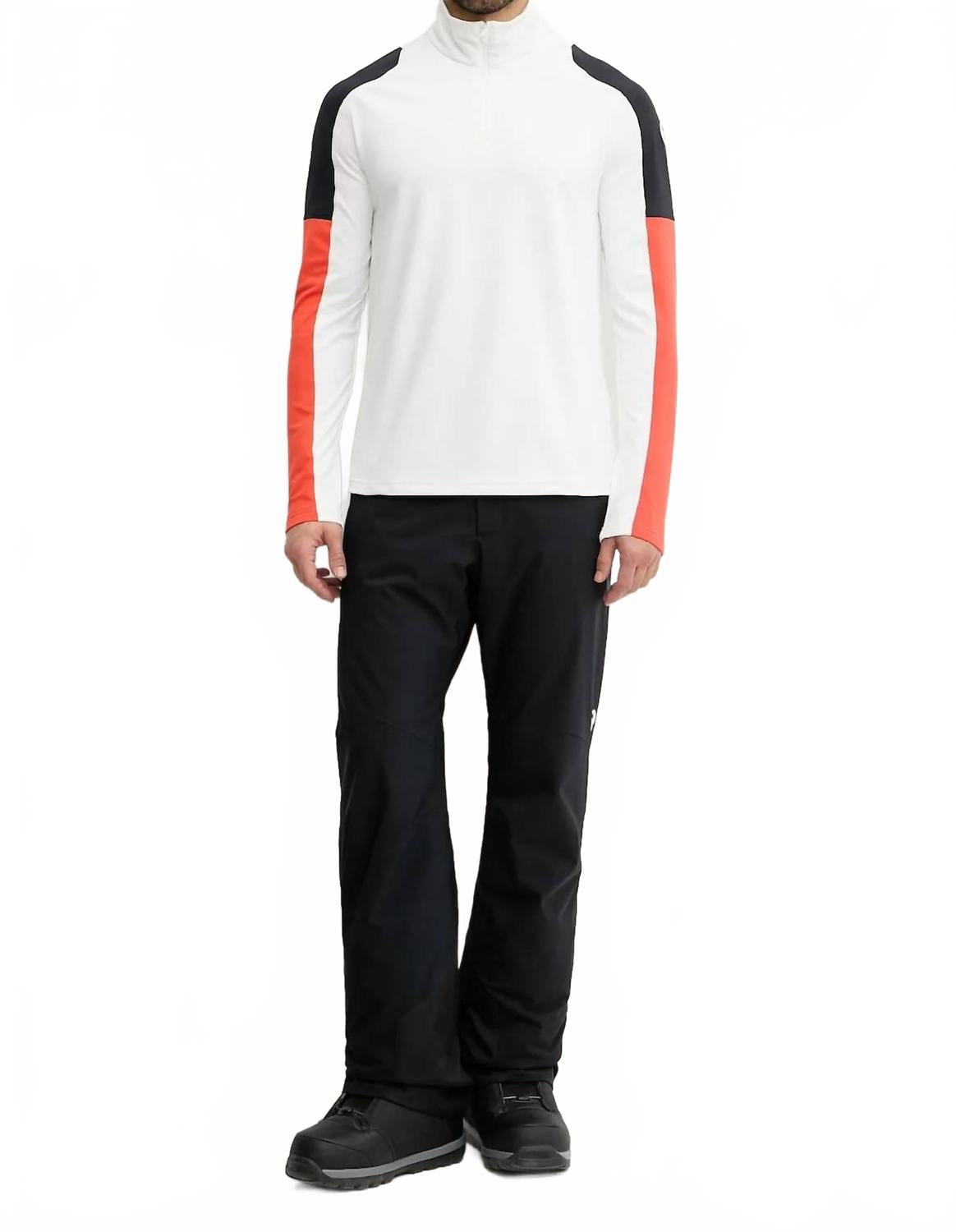 Pravio Thermal Base Layer Top In Neige/marin