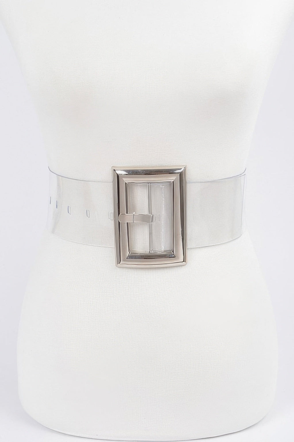 Oversized Transparent Pvc Belt