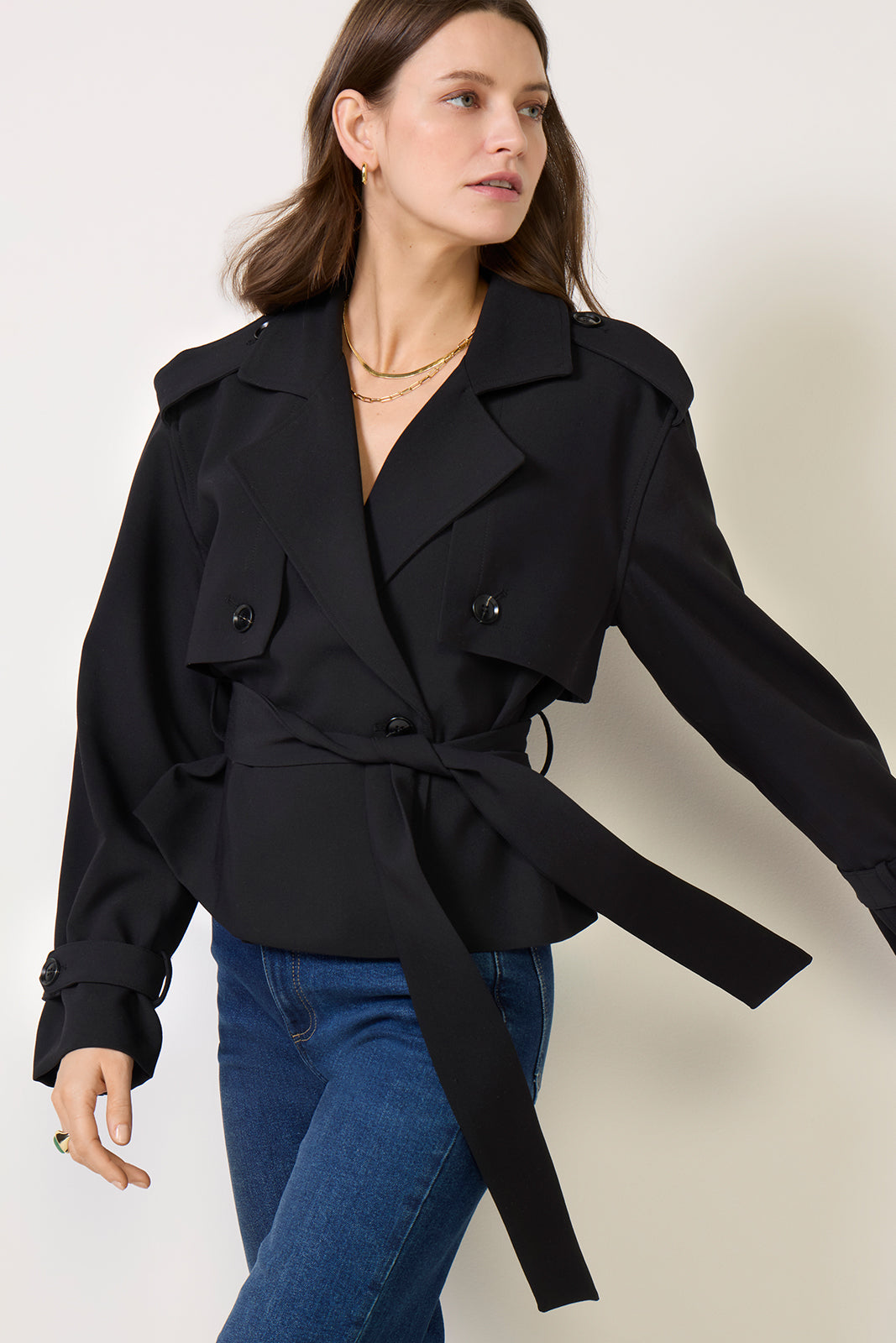 Women's The Cropped Charles Trench