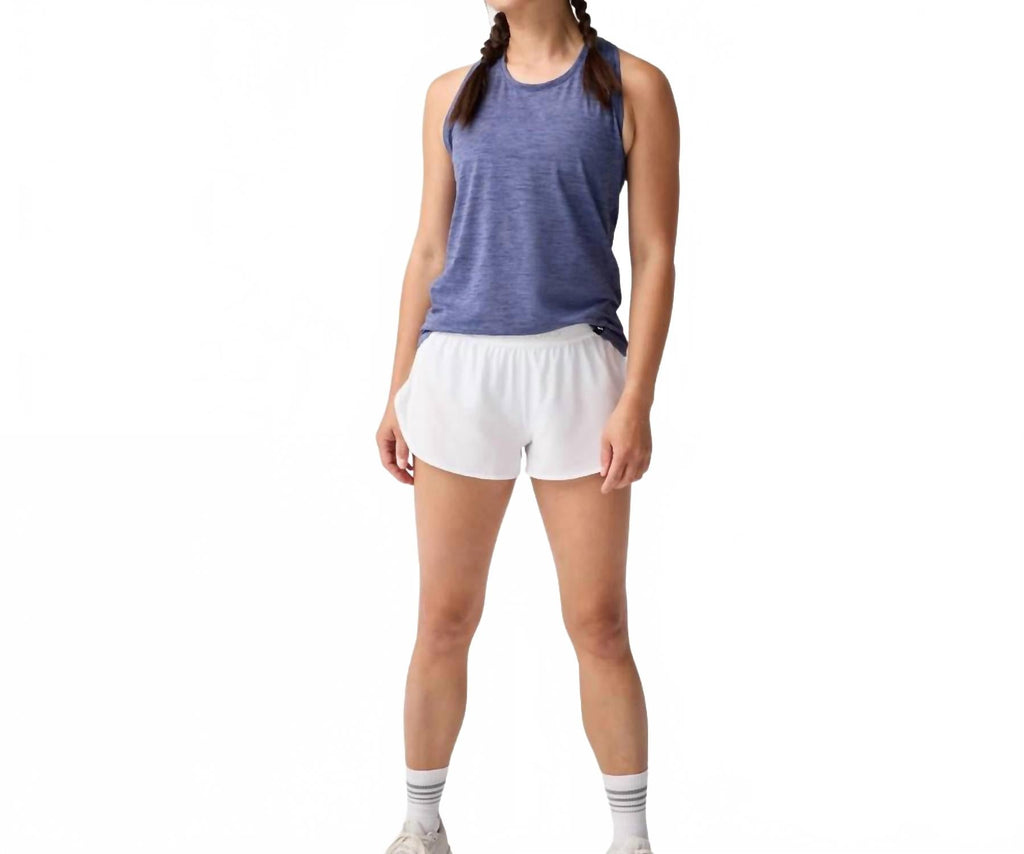 Luxe Tank Top In Heather Night Shadow