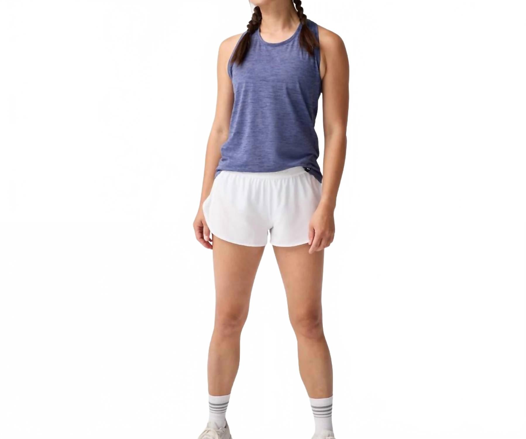 Luxe Tank Top In Heather Night Shadow