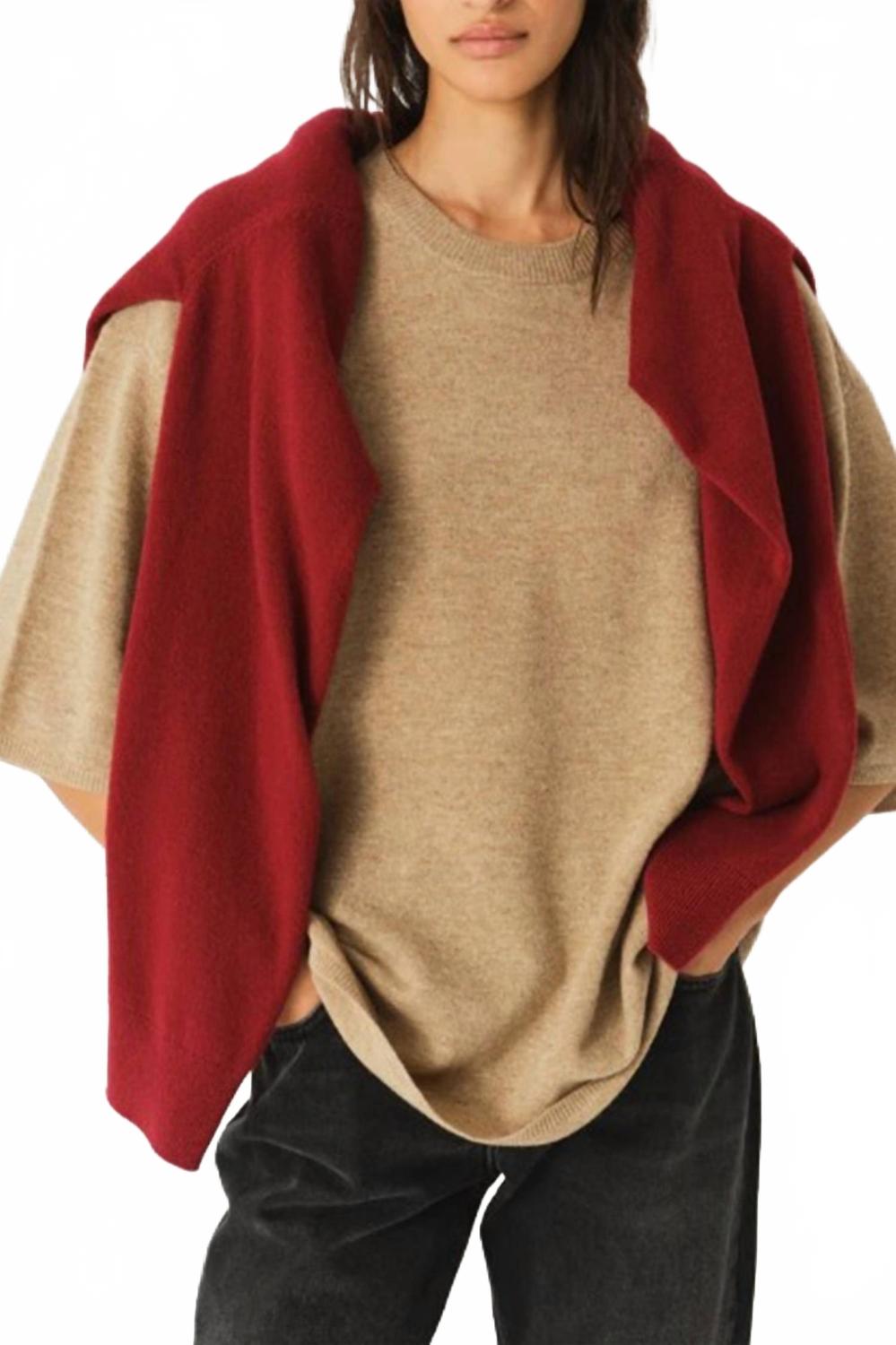 Como Oversized Tee In Truffle