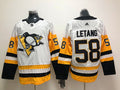 Men's Pittsburgh Penguins Kris Letang #58 White Player Game jersey