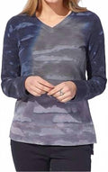 River Modal Spandex Harmony Tunic In Black