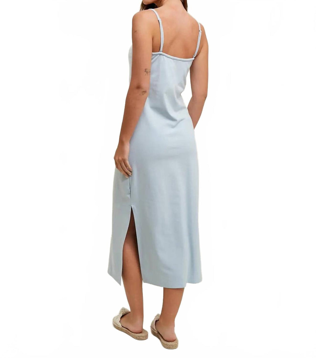 Convertible Midi Dress In Sky