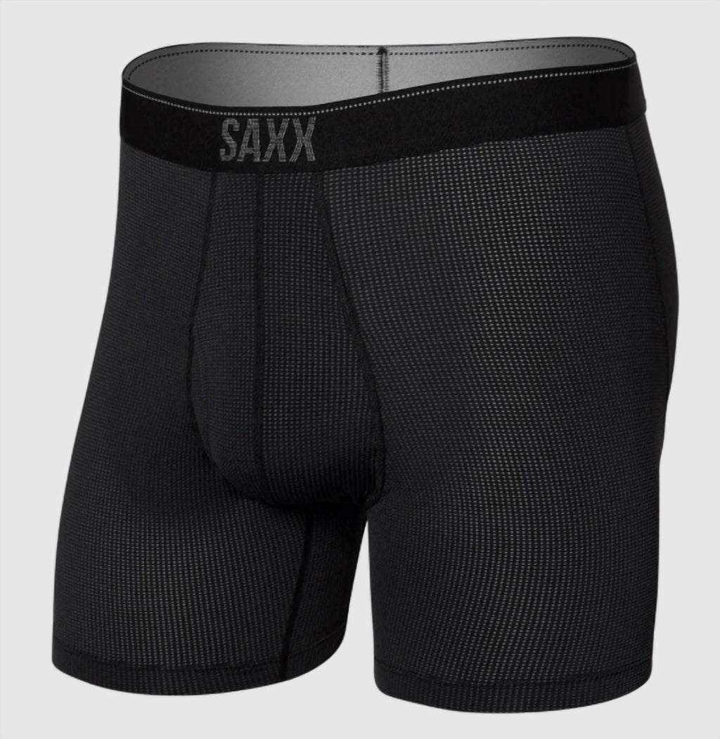 Quest Quick-Dry Mesh Boxer Brief In Black Ii