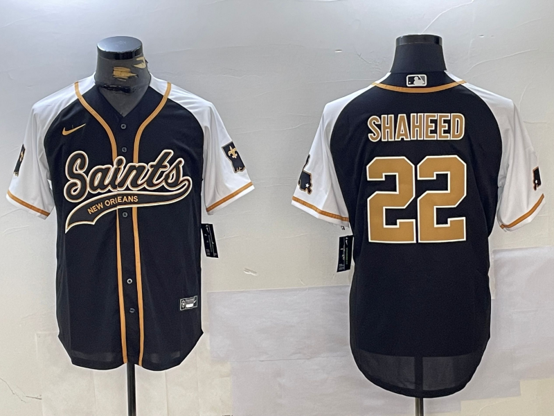Men's New Orleans Saints Rashid Shaheed #22 Black Legacy Replica jersey