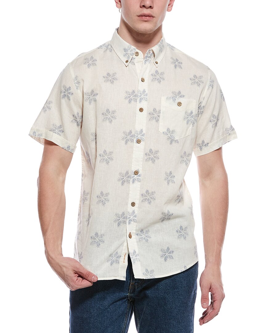 WEATHERPROOF VINTAGE Linen-Blend Shirt