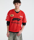Aeropostale Formula 1 Patch V-Neck Jersey