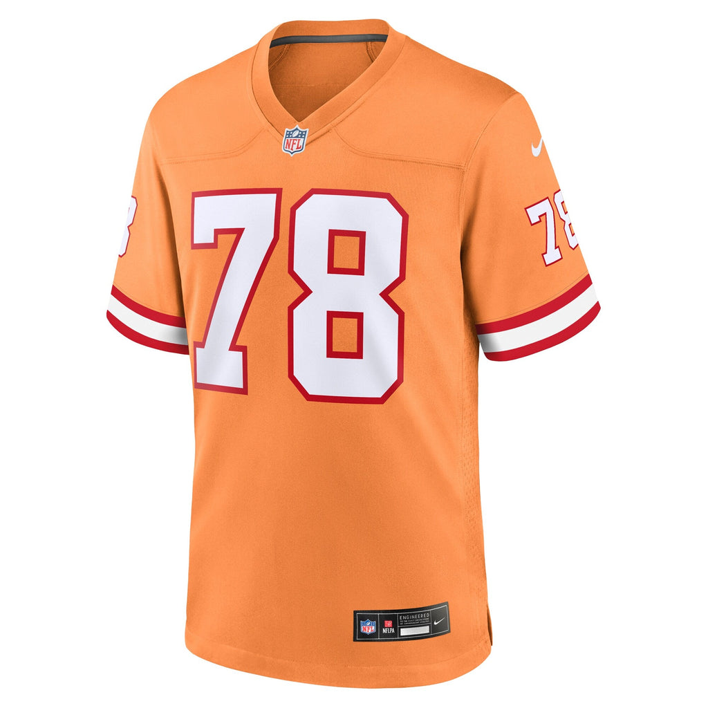 Tampa Bay Buccaneers Tristan Wirfs Orange Alternate Game Jersey