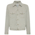 Brunello Cucinelli Grey Jackets - Denim Jackets Men