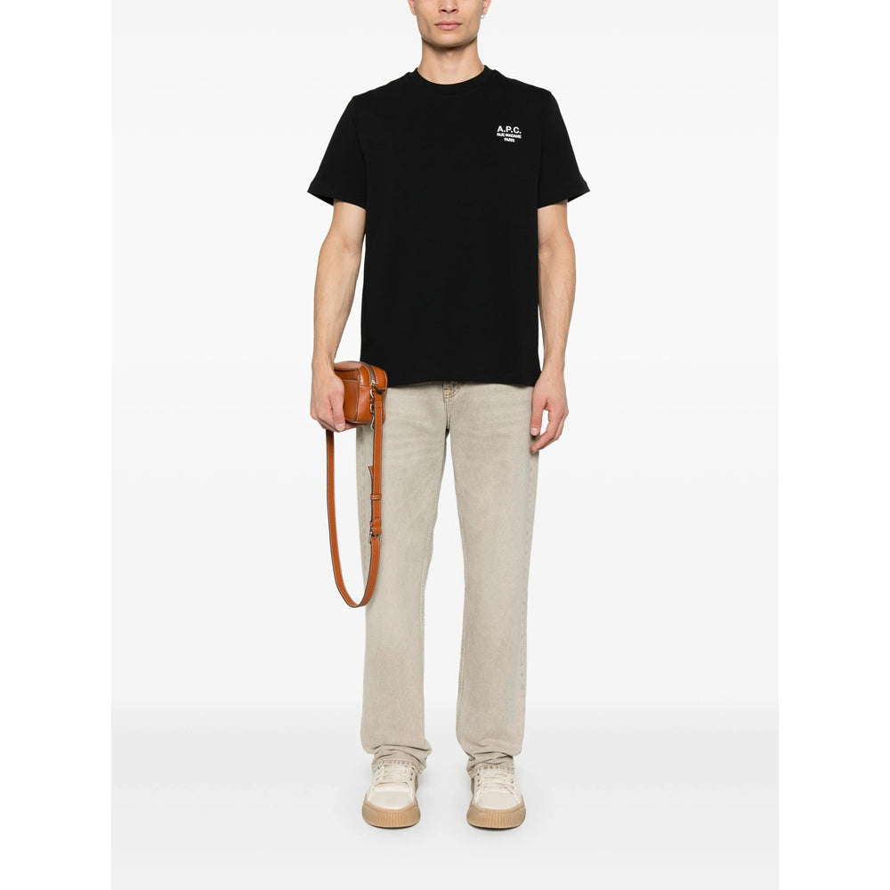 A.P.C. Black T-Shirts & Vests - T-Shirts Men