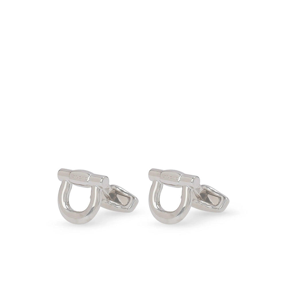 Ferragamo Silver Cufflinks Men